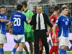 Luciano Spalletti Pamit dengan Kemenangan, Italia Kalahkan Moldova 2-0 di Kualifikasi Piala Dunia